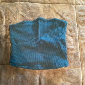 blue garage tube top